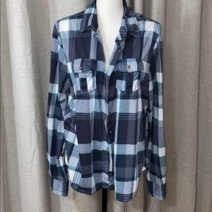 Fall plaid top, XL